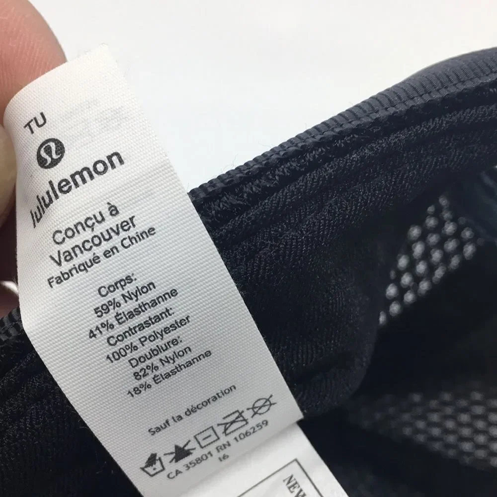 Lululemon Dash and Splash Cap II Baseball Cap with backstrap blue swirl OS